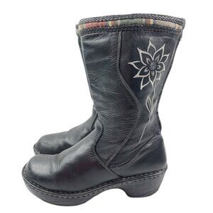 Durango Women's Black Dream Eclipse Flower Mid-Calf Winter Boot Size 9